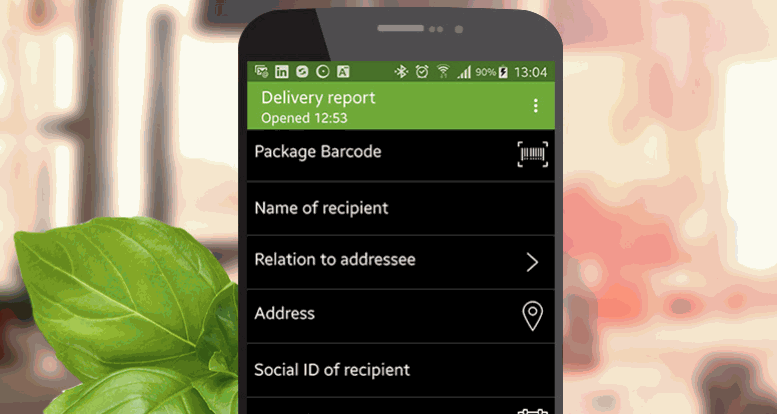 Odoo • Testo e immagine